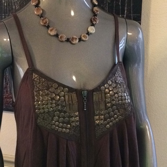 Unique NWT Molio Relio Embellished Tank - Picture 2 of 8